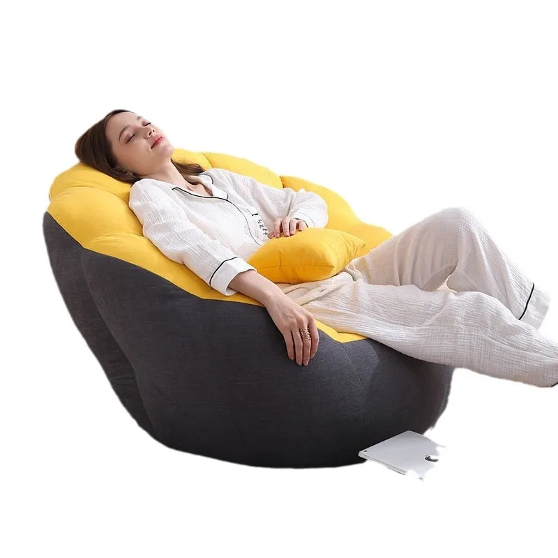 

Lazy sofa chair living room small apartment reclining single backrest stool bedroom room