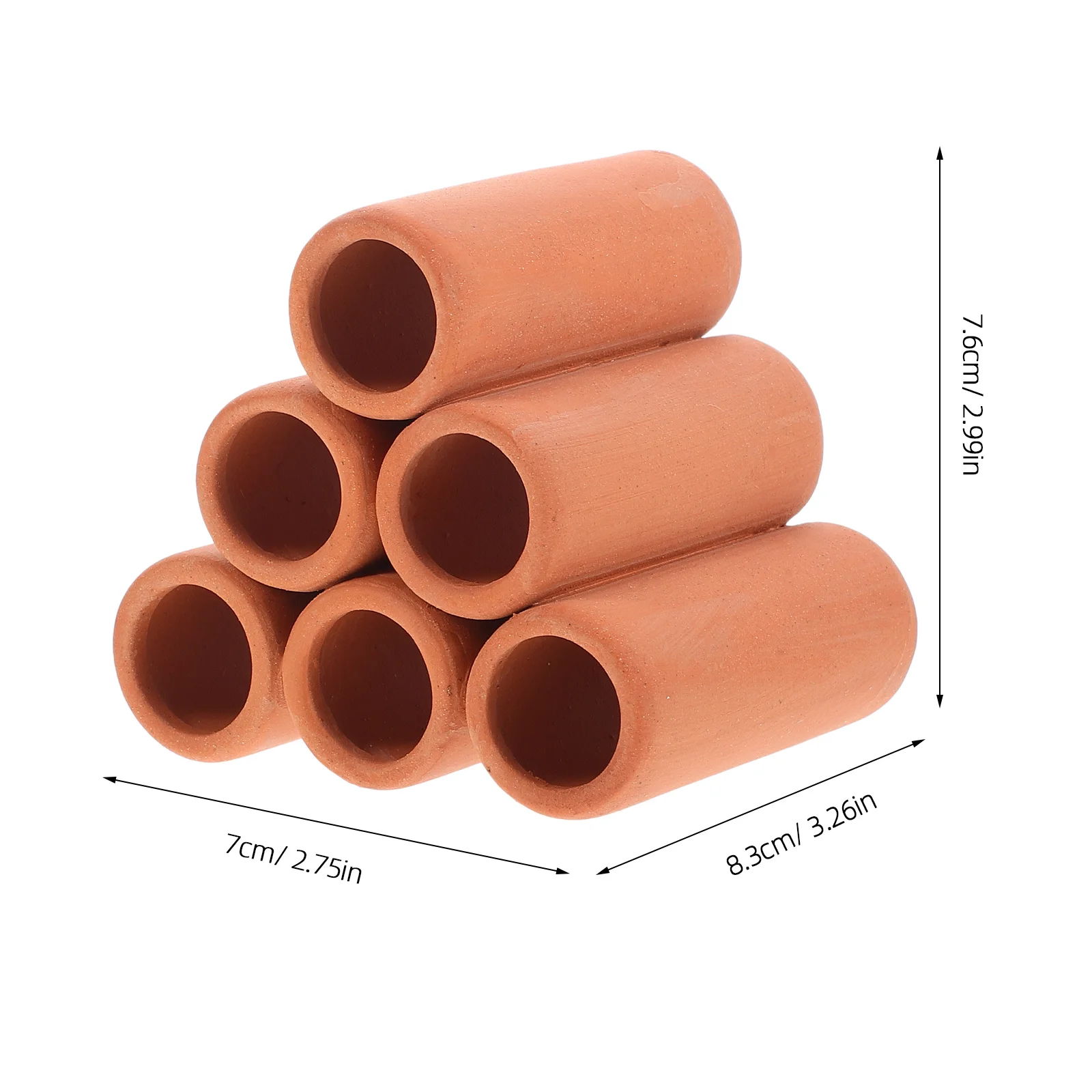 1 conjunto de abrigo de cerâmica para aquário, caverna de criação de camarão, decorações de esconderijo, ornamento betta, acessórios de peixe