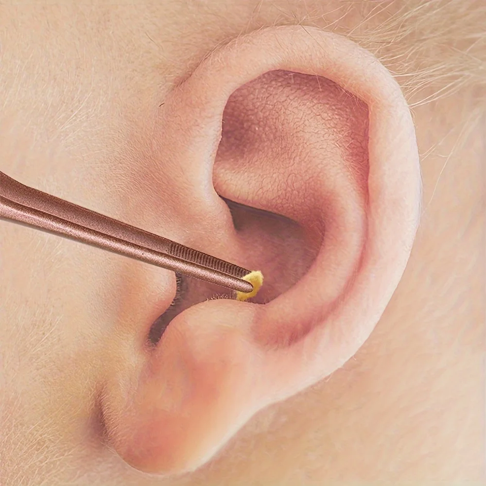 مزيل شمع الأذن مع ضوء LED للأطفال، إزالة شمع الأذن، ملعقة شمع للعناية بالأذن، حفار، مصباح يدوي للأذن #1