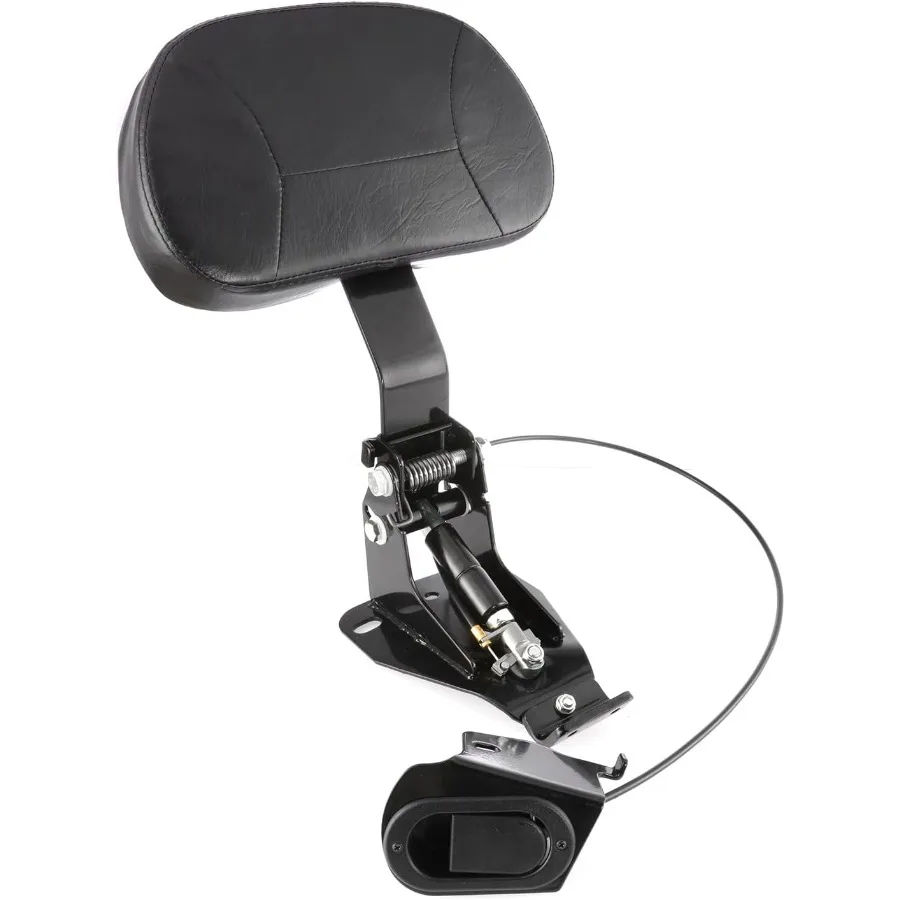 

Регулируемая спинка мотоцикла для водителя и водителя с черным монтажным комплектом, совместимая с Harley Touring Electra Glide Road G