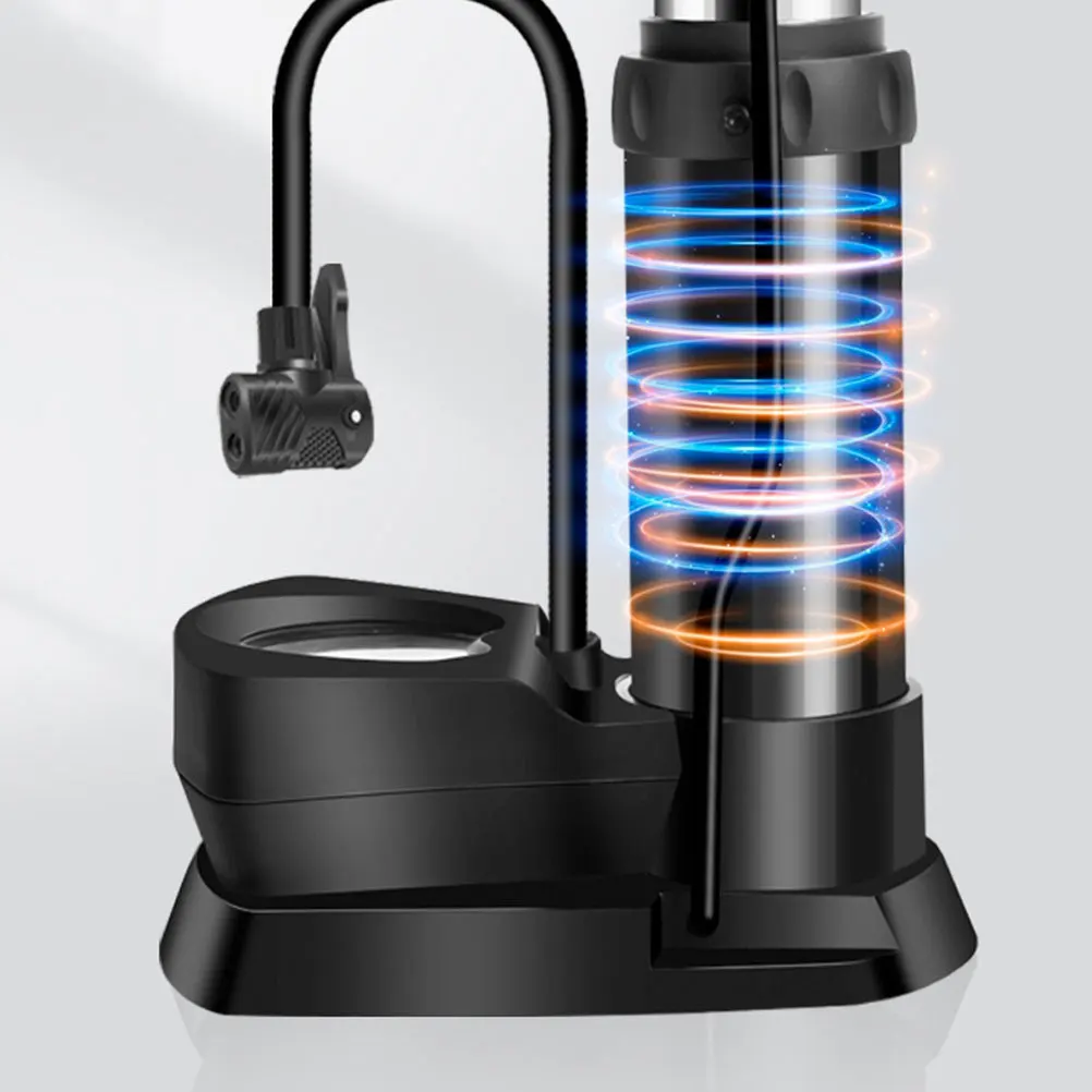 

Multi Functional Portable Air Pump for Motorcycle Electric Bike and Sports Equipment Inflation Foot Air Pump with Gauge
