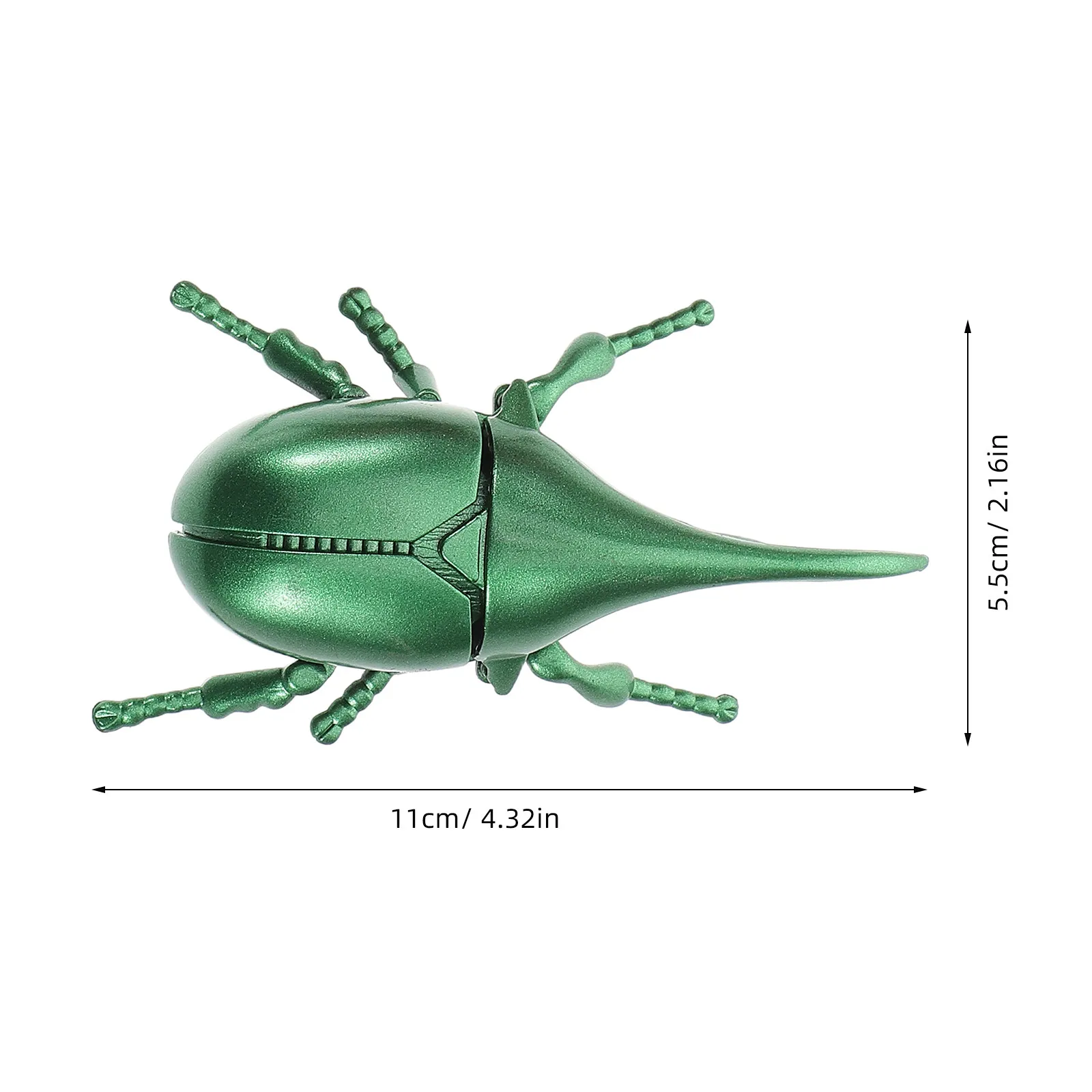 Realistic Fake Beetle Toys 3Pcs Plastic Insect Prank Props for Halloween April Fools Party Decorations