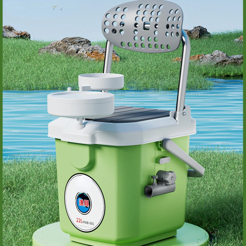 It can sit on a thickened, ultra-light full set of equipment, fishing gear, live fish buckets, and a fishing box