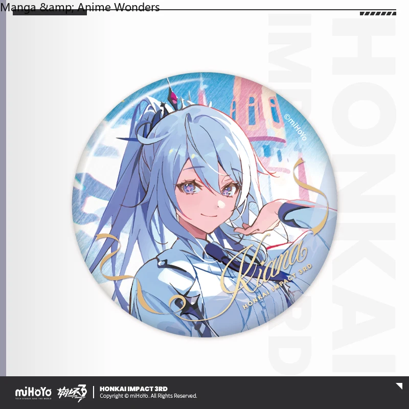 Presale Sunsyea Honkai Impact 3rd Official Merch MiHoYo Original Authentic QJQD Series Badge Kiana Elysia Senadina