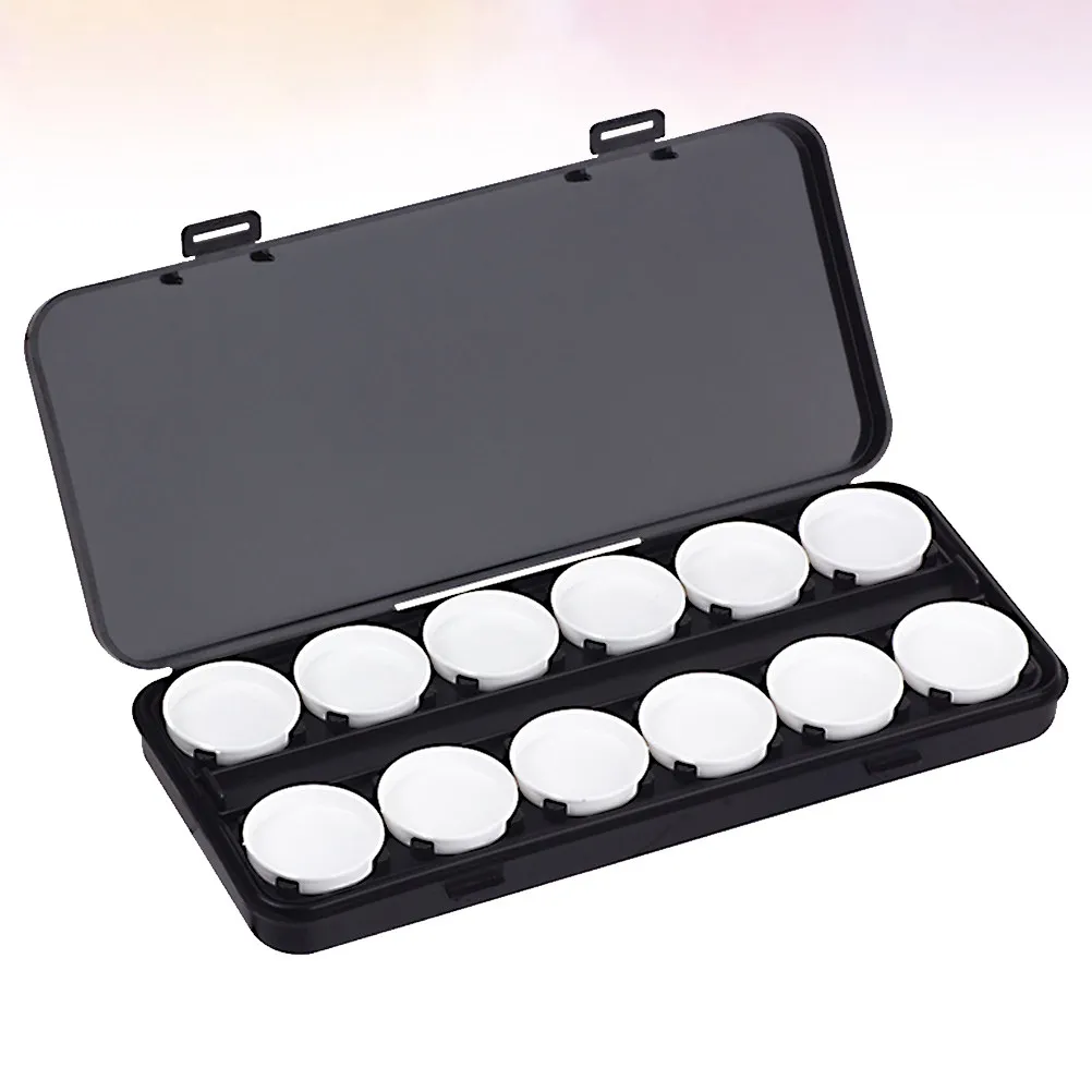 

Палитра для смешивания акварельных красок на 24 ячейки, прочный АБС-пластик, идеально подходит для художников, портативный дизайн, долговечность