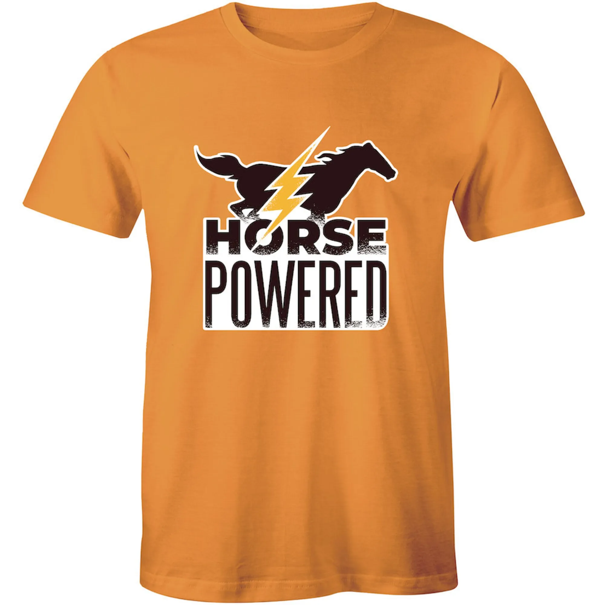 Horse Powered Portrait Equestrian Shirt Men's Tshirt Animals