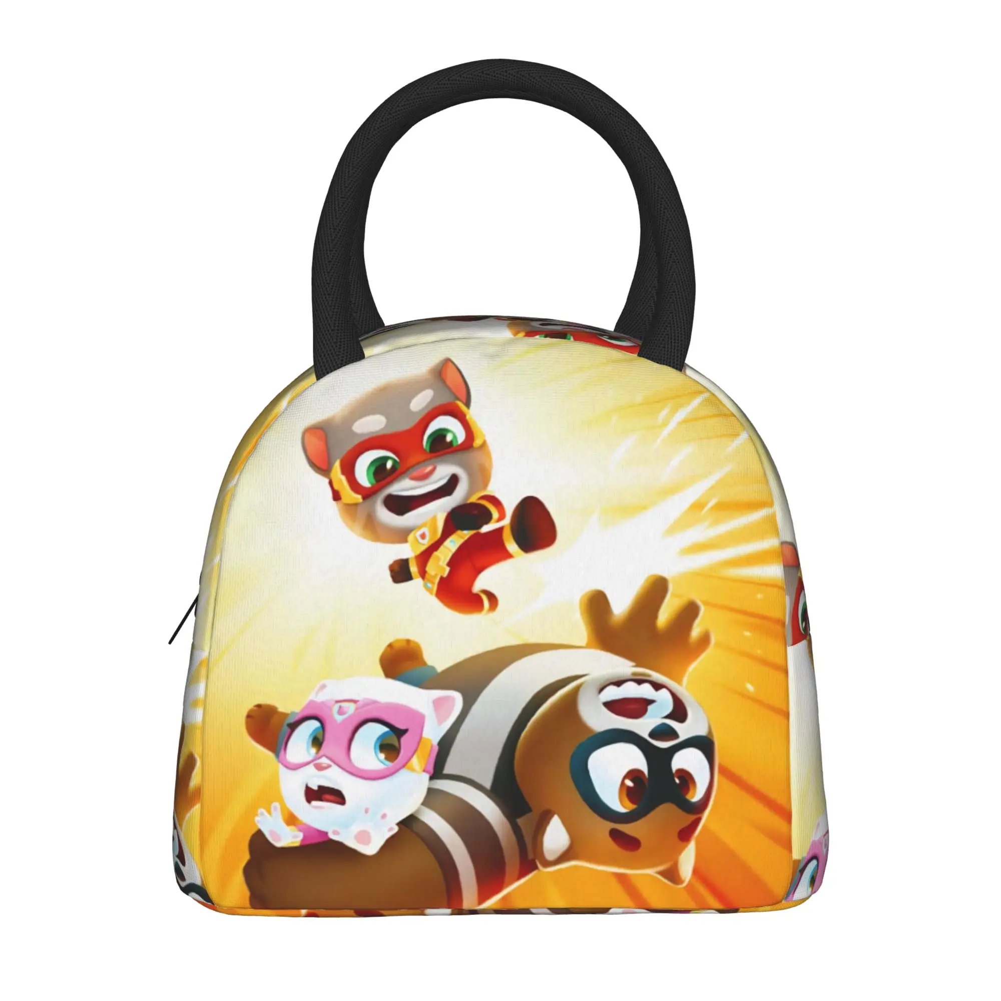 T-Talking T-Tom And F-Friends Thermal Insulated Lunch Bag for Picnic  Portable Bento Box Men Women Thermal Cooler Lunch Box