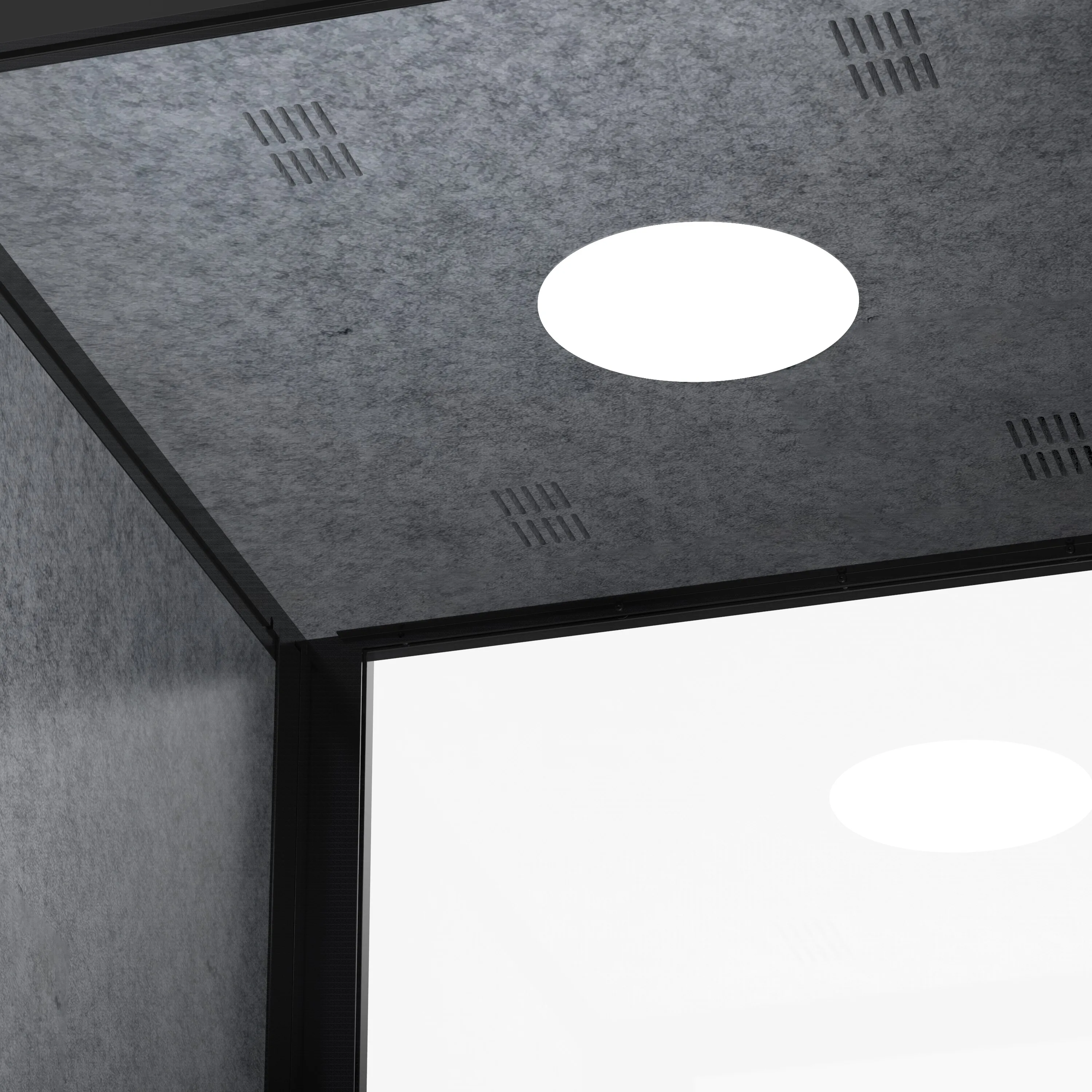 Booth 1020x1020x2260 mm Soundproof Cabin for Office Building and Home Office Jet-Line Movable Acoustic Telephone