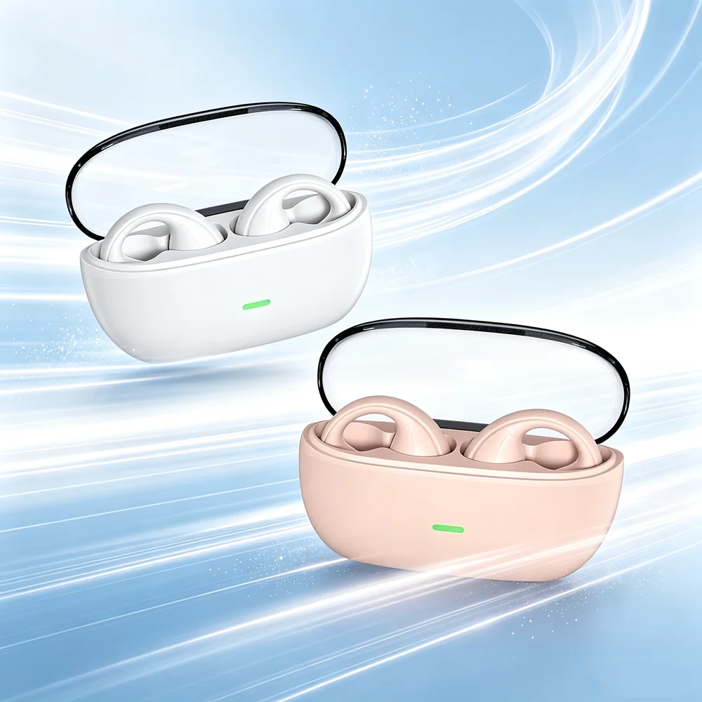 New Open Bluetooth Earphone Ai - Noise Reduction Earplugs For Bone Conduction ulasan dan harga