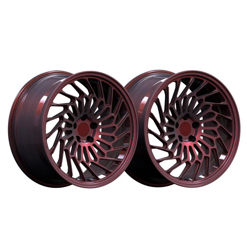 -For Red Brushed Wheels 18 19 20 21 22 Inch 5x115 5x108 1Piece Forged Wheels Monoblock Rims for  W463 G63 G500&