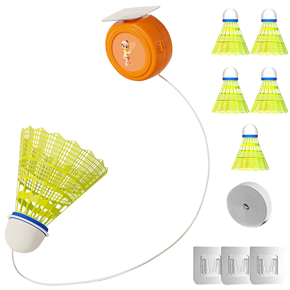 

Тренажер для отскока для бадминтона для одного игрока, оборудование для тренировок по бадминтону, устройство для самостоятельного обучения, устройство для отскока в бадминтон, аксессуары для обучения