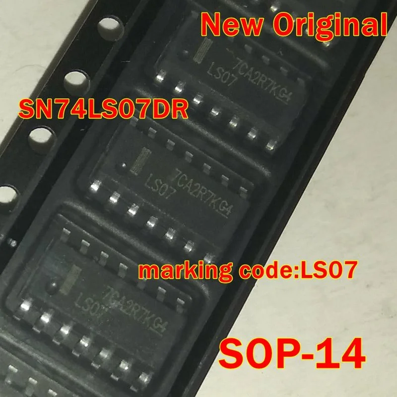 

1Pcs to 100Pcs Sn74Ls07Dr Sop-14 New Original Marking Code:Ls07 Hex Buffers/Drivers with Open-Collector High-Voltage Outputs