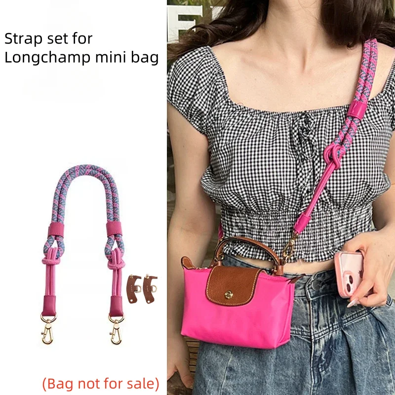 Sangle en ULNynon pour mini sac Longchamp, sangle de sac pour bandoulière, sangle modifiée, accessoires de bricolage, 78cm, 100cm, 3 pièces par ensemble