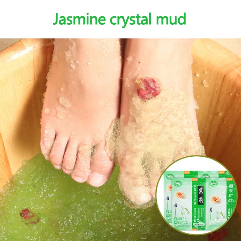 300g lavender crystal jelly foot therapy water therapy foot salt exfoliating scrub foot therapy jelly