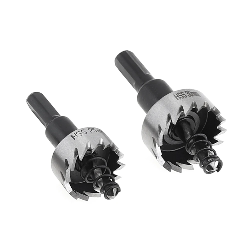 5 Cái/lốc Mũi Khoan HSS Lỗ Cưa Bộ Thép Không Gỉ Kim Loại Hợp Kim 16 18.5 20 25 30Mm