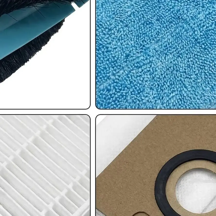 Main Side Brush Filter Mop Cloth Dust Bag Kit For For Liectroux G7 For AENO RC4S EVOLUTION For AIRO Robot Vacuum Cleaner Parts A