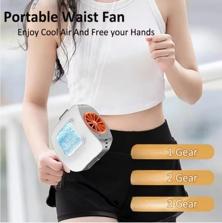 

Портативный поясной охлаждающий вентилятор емкостью 10000 мАч с полупроводниковым охлаждением, идеально подходящий для занятий спортом на открытом воздухе, работы и путешествий.