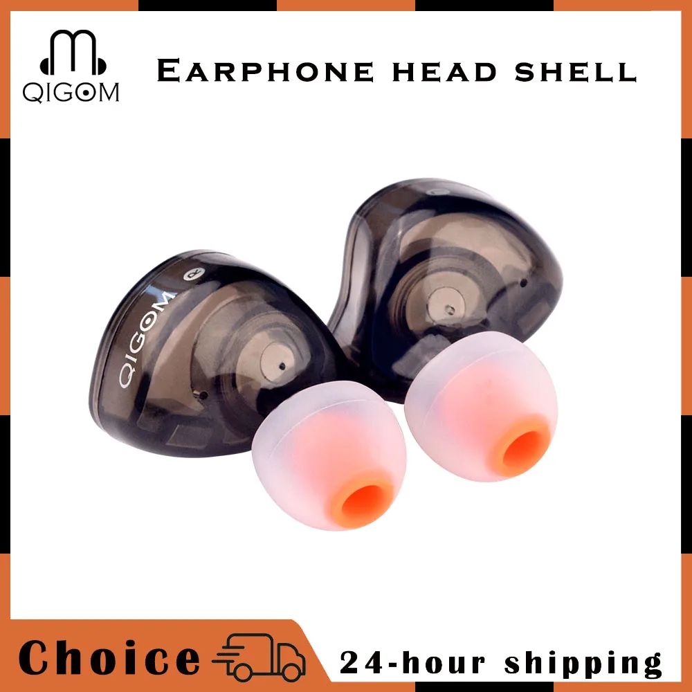 

QIGOM S10A In-ear Earphone Head Shell, DIY Headset Assembly Accessories, Plastic, Compatible with 10MM Earphone Speaker Unit