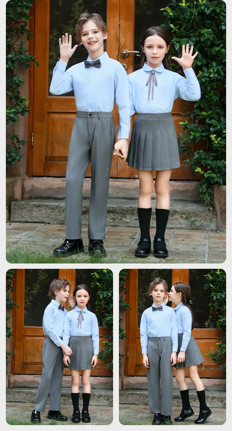 Luxuriöses Kinder-Hochzeitsset für Mädchen, Hemd und Hose für Jungen, lila Party-Outfits, Anzug, Kinder-Schuluniform, formelle Kleidung – Detail 33