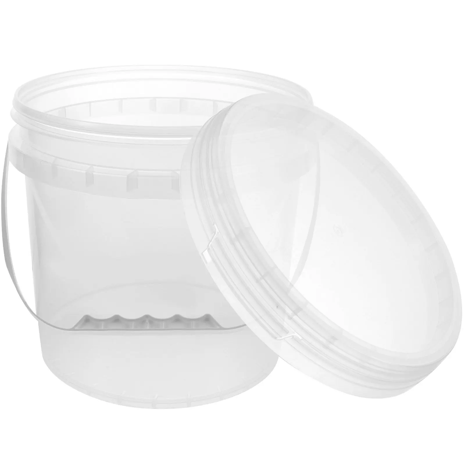 Food Grade Sealed Paint Bucket Heavy Duty Plastic Painting Container with Ergonomic Handle Airtight Lid for Paint Storage