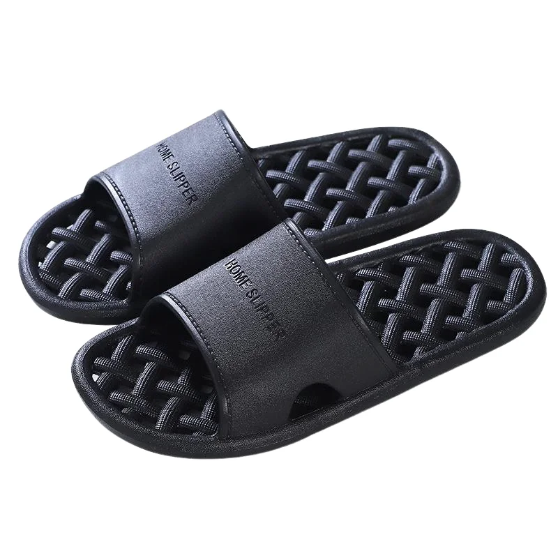 Zapatillas de baño antideslizantes de estilo japonés para hombres y mujeres, zapatos de secado rápido con fugas, geométricos, para interiores y hoteles