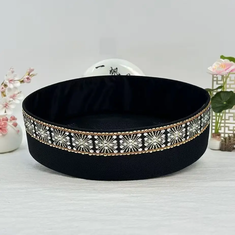 Free Shipping Malaysian Boat Caps For Men Clothing Muslim Hat Turkey Tax Kipa Kufi Saudi Islamic Prayer Luxury Summer Mesh 03578