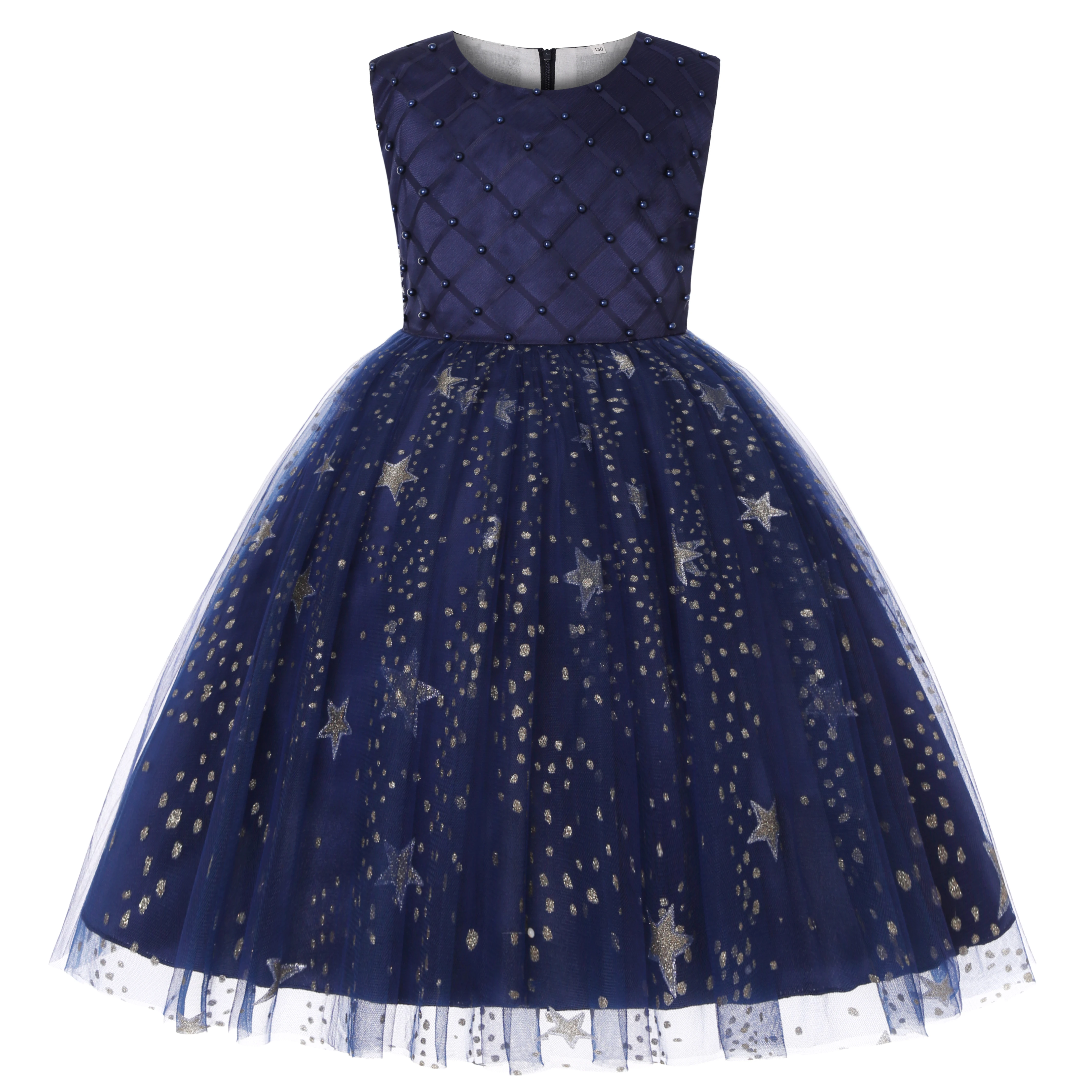 elsa navy blue dress Edeline Lee main image 0