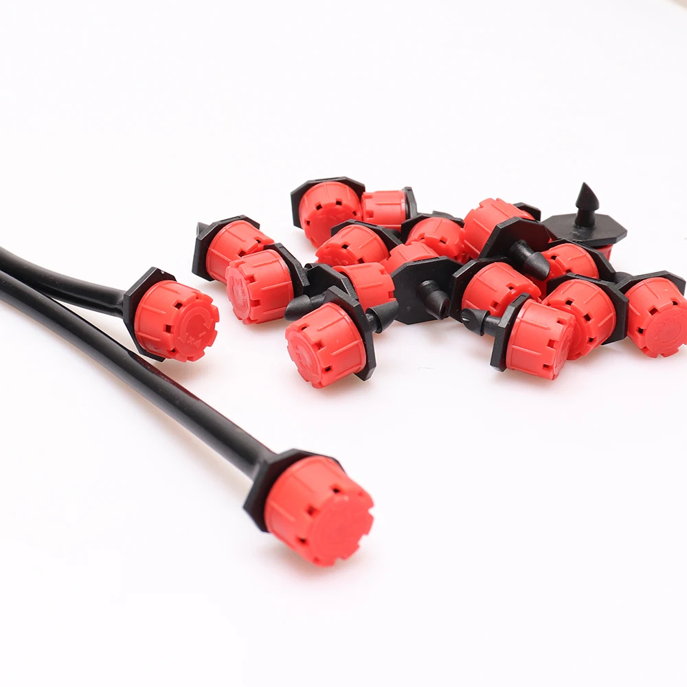 500pcs Adjustable 4/7mm Micro Nozzles For Flower Beds Vegetable Irrigation Dripper Emitter Watering Sprinkler Anti-Clogging