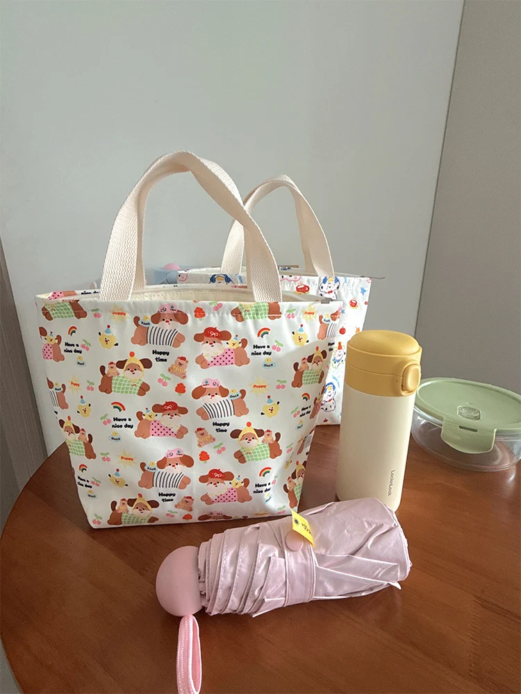 bolsa-de-almoco-com-desenho-de-cachorro-a-prova-d'agua-resistente-a-oleo-grande-capacidade-portatil-para-lazer-adequada