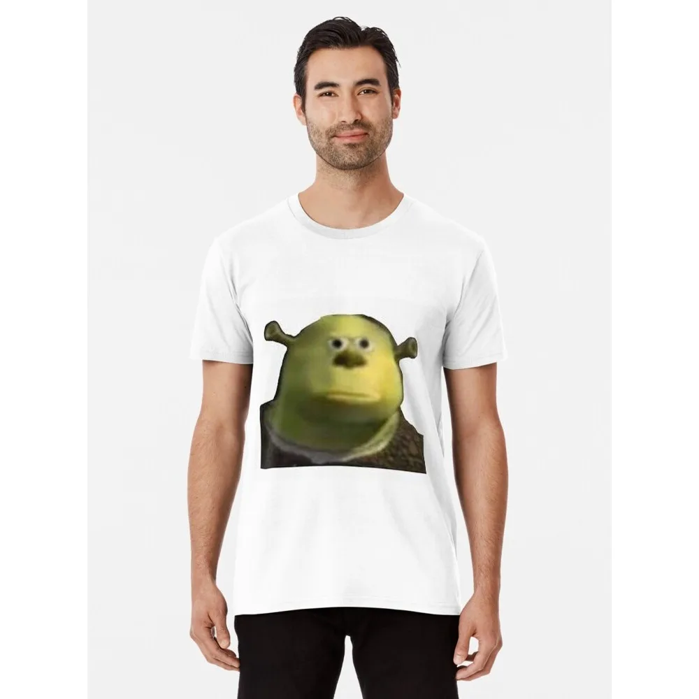 2024 New Fashion High Quality Dank Shrek T Shirt Big Size 100% Cotton Dank Meme Dank Meme Memes Funny Mens Gifts