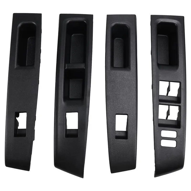 RHD For Toyota Vitz 2010 - 2014 Window Lift Control Switch Protection Cover Panel Frame 74231-52630-C0,74232-52570-C0-ABQA
