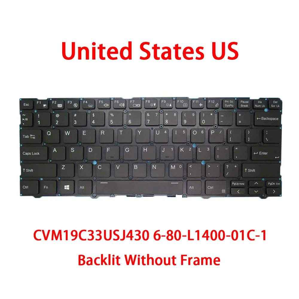 

YD United States US Keyboard CVM19C33USJ430 CVM19C58US-4305 CVM19C53US-4308 CVM24A98U494304 CVM19C53US-430 CVM19C58US-430