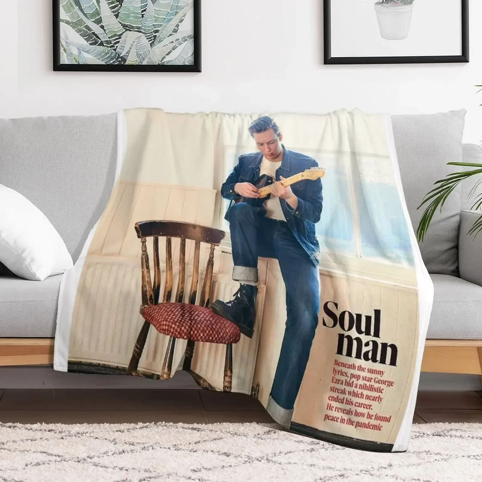 soul man Throw Blanket Camping Sofa Quilt Blankets For Bed Tourist Blankets