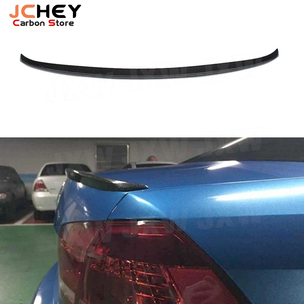 

JCHEY Carbon Fiber Rear Spoiler For Volkswagen VW Passat B7 2010-2015 Trunk Trim Sticker car boot external