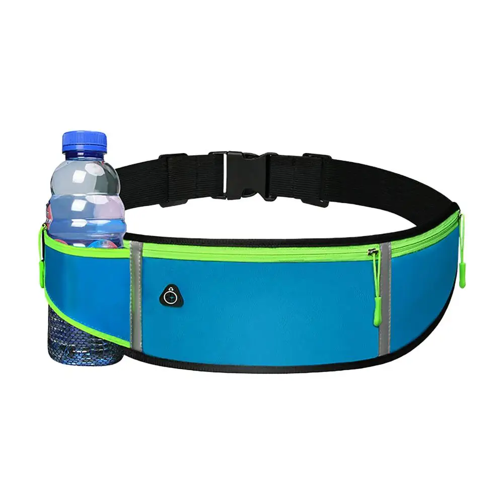 Riñonera para correr para hombre y mujer, bolsa de gimnasio portátil, impermeable, cinturón para correr, funda para teléfono, equipo al aire libre