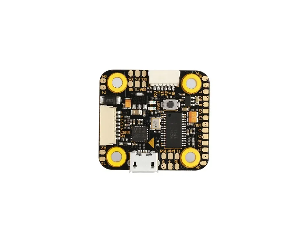 T-MOTOR mini controlador de vôo f7 stm32f722 bmi270 3 ~ 6s lipo suporte osd 20*20mm correspondência com f45a mini 4 em 1 esc para drone fpv