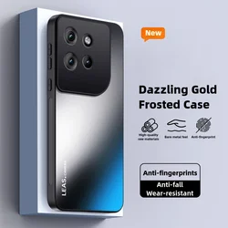 Case for Motorola Edge 50 Neo 5G Moto Frosted Dazzling Gold Silicone Protection Hard Luxury Phone Cover MotorolaEdge50Neo Shell