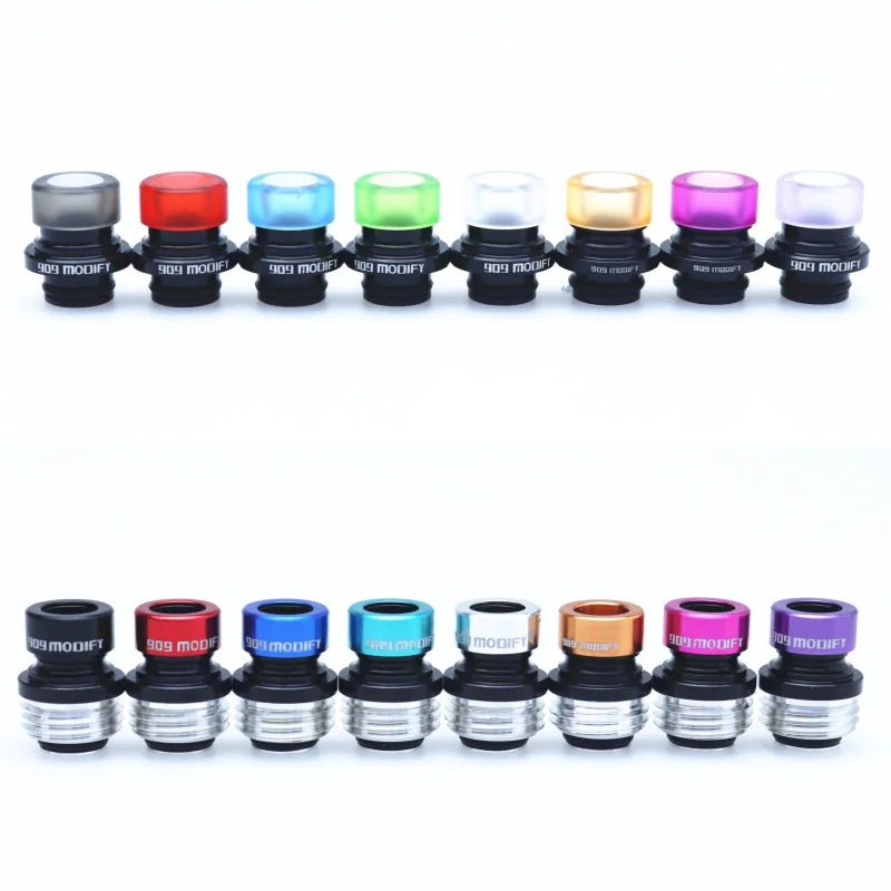 

1 шт. Мундштук Billet Box BB 510 Drip Tip 909 MODIFY из алюминия, акрила, POM, разноцветный, с цветным соединительным элементом (straw joint)