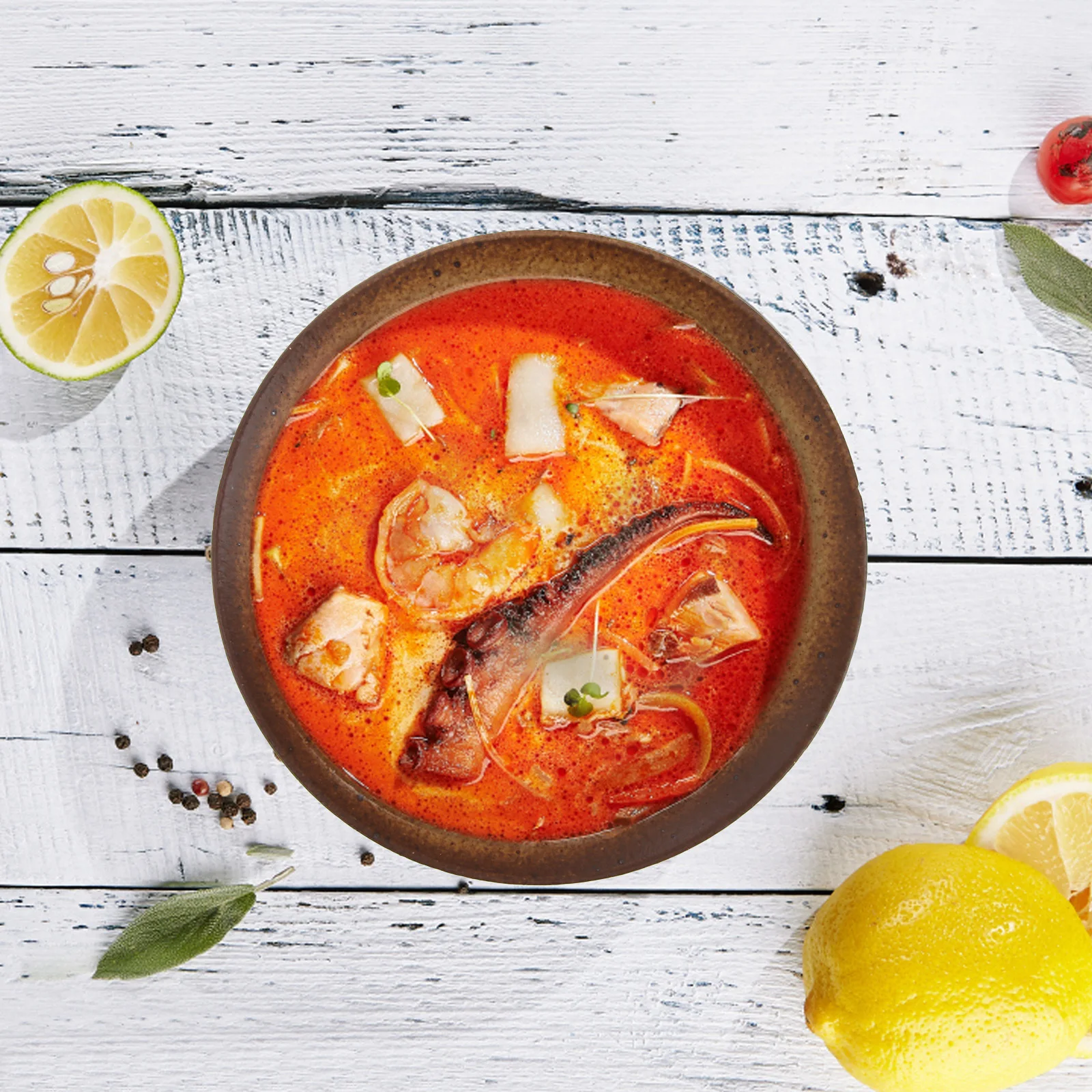 

1Pcs Japanese Style Crude Pottery Bowl Light Brown Household Noodles Soup Bowl Ceramic Ramen Tableware for Restaurant