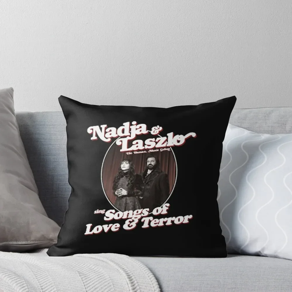 Nadja And Laszlo The Human Music Group Sing Songs Of Love And Terror Throw Pillow Sofa Pillow Cover Covers For Sofas pillow