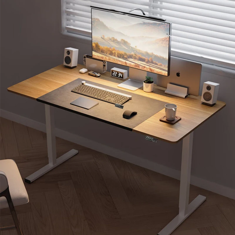 Hot Sell Height-adjustable Desk Standing Desk Motion Desk Smart Computer Desk Study Desk Learning Game Office thread computer desk 120x60cm 140x70cm 