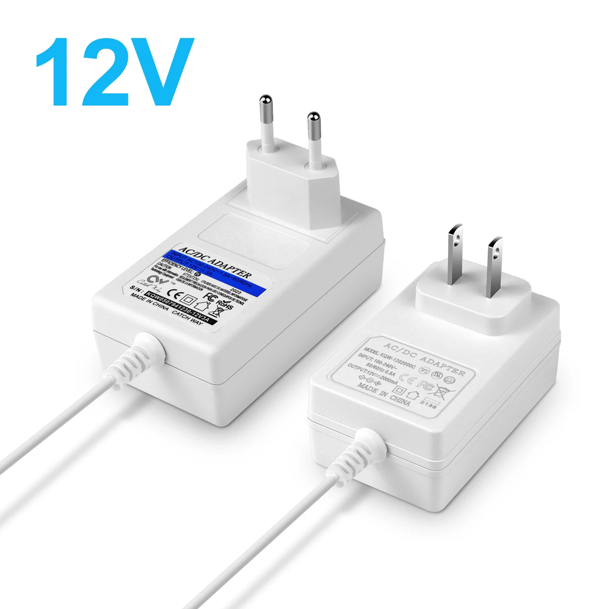 For LED Strip LED Driver AC 100V-240V to DC 12V 24V 2A 3A Lighting Transformers Switching Power Supply Adapter Converter Charger