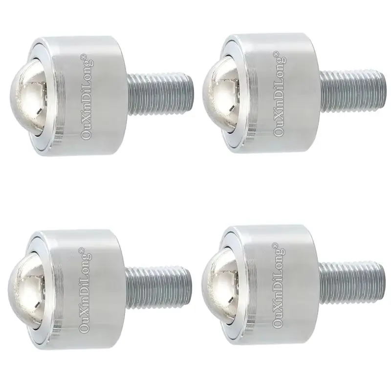 

4 шт., сверхмощные прецизионные транспортировочные универсальные колеса, шарикоподшипники, колеса «яблочко», промышленные ролики для переноса, загрузка 200 кг/шт.