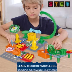 STEM Science Kits for Kids DIY Assembly Circuit Toy Space Gyro Tecnología Physic Science Experiments Kits Learning Toys