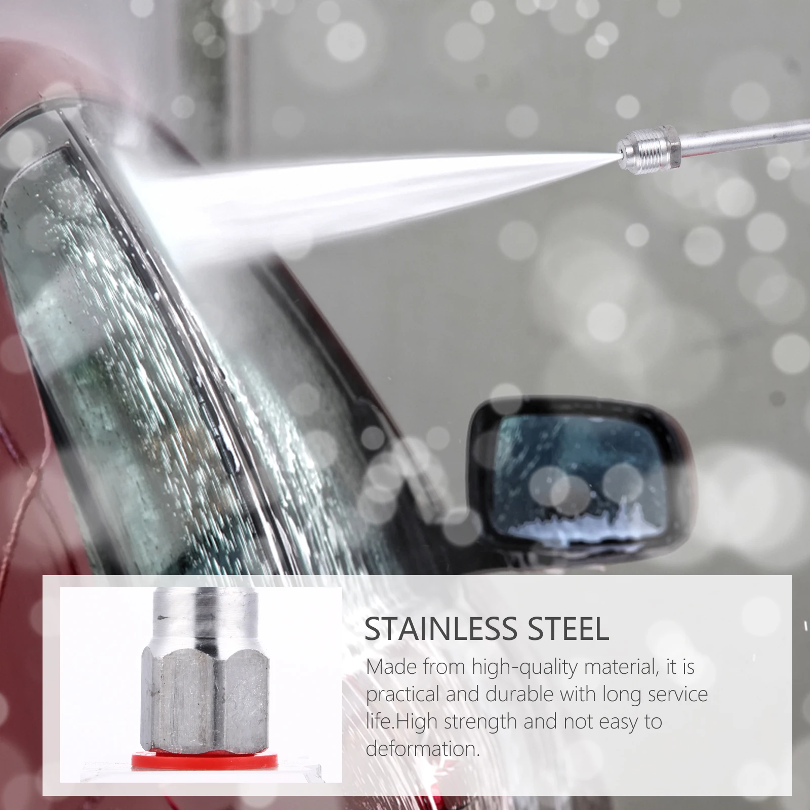 

Spray Rod Accessories Stainless Steel Extension Poles for Paint Sprayers Durable Rustproof Easy Install High Strength