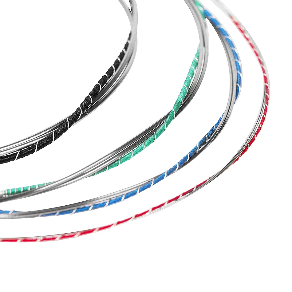 Alice A706 Violin Strings Full Set E,A.D,G Braided Steel Core Chrome Alloy Winding for Violin Size 4/4 3/4 1/2 1/4 1/8