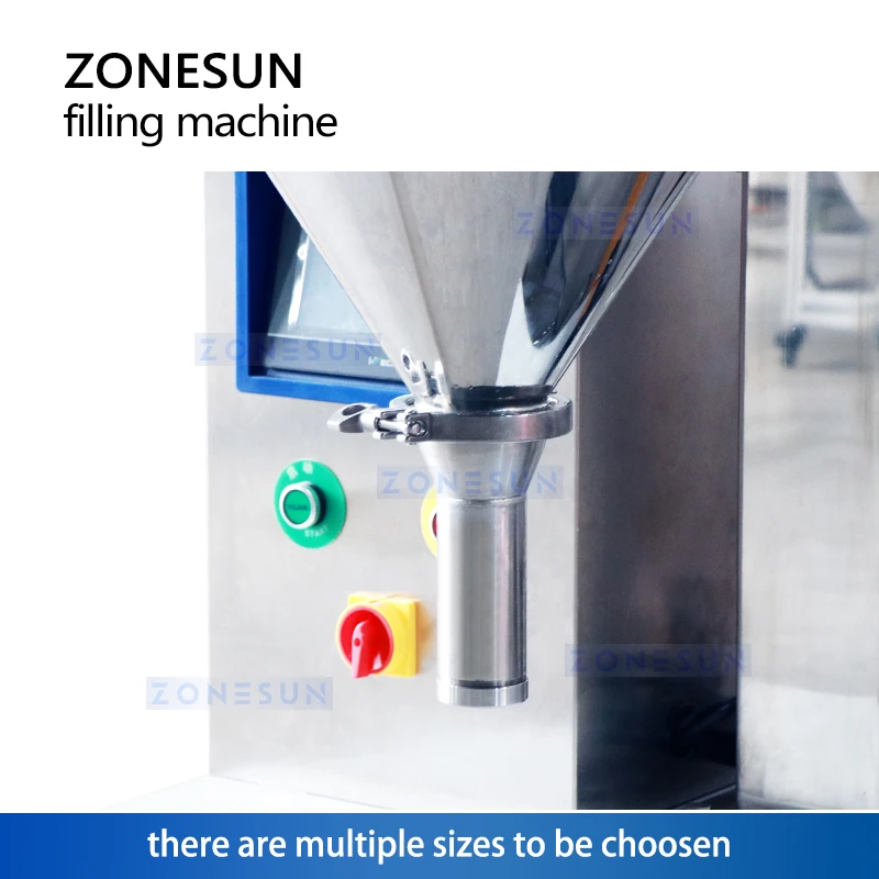 Máquina De Enchimento De Pó Seco Do Tabletop De ZONESUN, enchimento Do Auger, embalagem Do Pó, ZS-FM100B