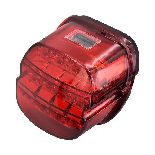 Imagen 2 del producto Luz trasera de freno LED roja para motocicleta, lámpara trasera para Harley Dyna Fat Boy Sportster XL Touring Road King Street Glide FLHR FLHX
