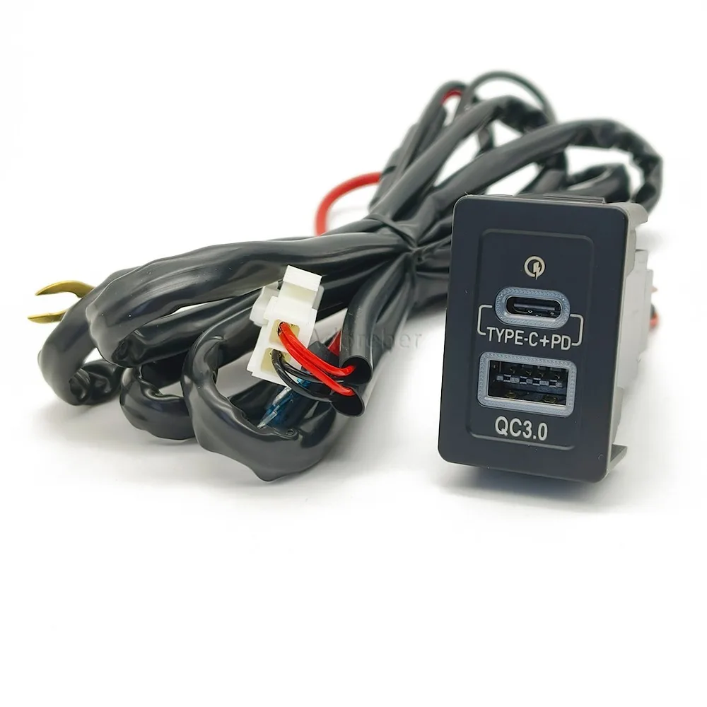 For Suzuki Swift SX4 for Vitara Car Quick Charger TYPE-C PD QC3.0 USB Interface Socket Charging Outlet Power Adapter Accessories view 5