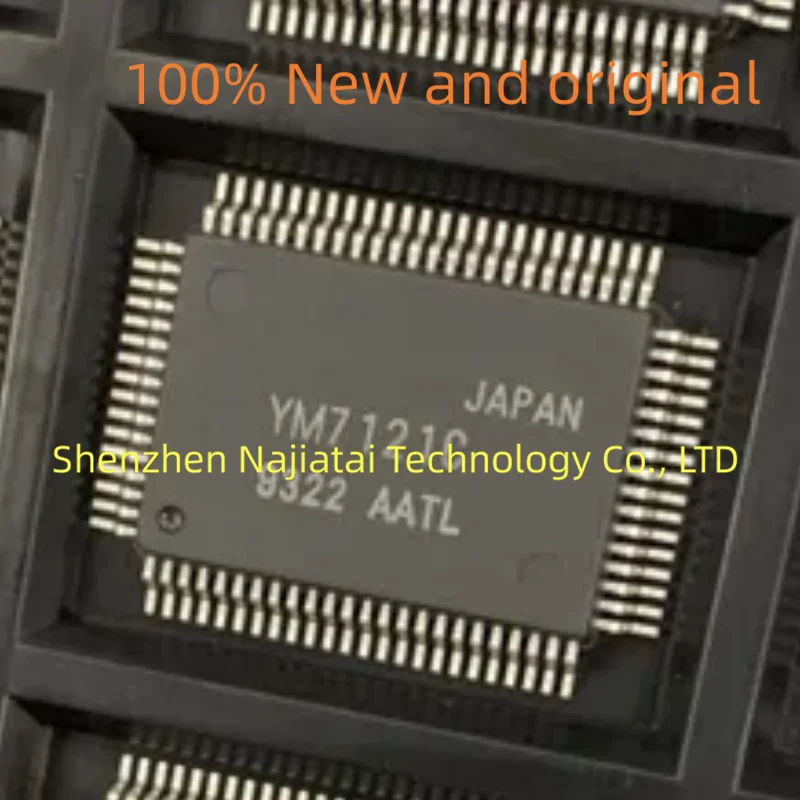 

2 шт./лот 100% Новый оригинальный YM7121C QFP80 IC